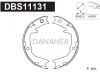 DBS11131 DANAHER Комплект тормозных колодок, стояночная тормозная система