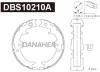 DBS10210A DANAHER Комплект тормозных колодок, стояночная тормозная система