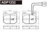 ADP1232 DANAHER Комплект тормозных колодок, дисковый тормоз