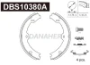 DBS10380A DANAHER Комплект тормозных колодок, стояночная тормозная система