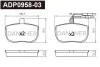 ADP0958-03 DANAHER Комплект тормозных колодок, дисковый тормоз