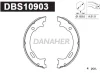 DBS10903 DANAHER Комплект тормозных колодок, стояночная тормозная система