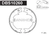 DBS10260 DANAHER Комплект тормозных колодок, стояночная тормозная система