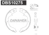 DBS10275 DANAHER Комплект тормозных колодок, стояночная тормозная система