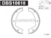DBS10618 DANAHER Комплект тормозных колодок, стояночная тормозная система