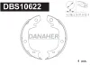 DBS10622 DANAHER Комплект тормозных колодок, стояночная тормозная система