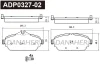 ADP0327-02 DANAHER Комплект тормозных колодок, дисковый тормоз