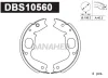 DBS10560 DANAHER Комплект тормозных колодок, стояночная тормозная система