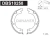 DBS10258 DANAHER Комплект тормозных колодок, стояночная тормозная система
