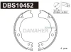 DBS10452 DANAHER Комплект тормозных колодок, стояночная тормозная система