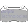 LP1700-18B1 DELPHI Комплект тормозных колодок, дисковый тормоз