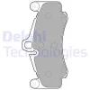 LP2232-18B1 DELPHI Комплект тормозных колодок, дисковый тормоз