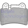 LP2061-18B1 DELPHI Комплект тормозных колодок, дисковый тормоз