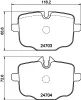 Превью - PCP1526 DON Комплект тормозных колодок, дисковый тормоз (фото 2)