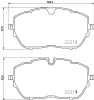 PCP1883 DON Комплект тормозных колодок, дисковый тормоз