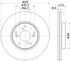 PCD22622 DON Тормозной диск