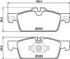 PCP2051 DON Комплект тормозных колодок, дисковый тормоз