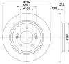 PCD23022 DON Тормозной диск