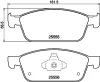 PCP2150 DON Комплект тормозных колодок, дисковый тормоз