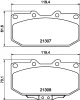 PCP2223 DON Комплект тормозных колодок, дисковый тормоз