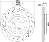 PCD20361 DON Тормозной диск