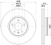 PCD20451 DON Тормозной диск