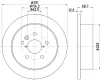 PCD23132 DON Тормозной диск