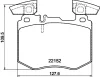 PCP2199 DON Комплект тормозных колодок, дисковый тормоз