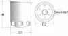 Превью - L133/606 CHAMPION Топливный фильтр (фото 3)