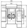 11-40059.10 FA1/FISCHER Зажим, молдинг / защитная накладка
