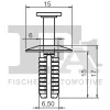 11-20021.25 FA1/FISCHER Зажим, молдинг / защитная накладка