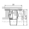 Превью - 77-60004.5 FA1/FISCHER Зажим, молдинг / защитная накладка (фото 2)