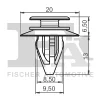 14-40007.25 FA1/FISCHER Зажим, молдинг / защитная накладка