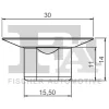 22-10011.25 FA1/FISCHER Зажим, молдинг / защитная накладка