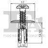 14-30002.25 FA1/FISCHER Зажим, молдинг / защитная накладка