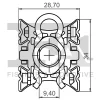 10-40088.10 FA1/FISCHER Плавающая колодка, стеклоподъемник