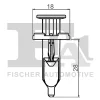 77-30009.5 FA1/FISCHER Зажим, молдинг / защитная накладка