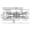 Превью - 11-40057.10 FA1/FISCHER Зажим, молдинг / защитная накладка (фото 2)