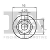 Превью - 10-10005.5 FA1/FISCHER Зажим, молдинг / защитная накладка (фото 2)