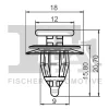 21-40017.10 FA1/FISCHER Зажим, молдинг / защитная накладка
