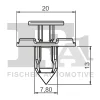 75-30005.25 FA1/FISCHER Зажим, молдинг / защитная накладка