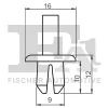 Превью - 87-20001.10 FA1/FISCHER Зажим, молдинг / защитная накладка (фото 2)