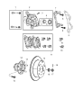 Превью - 68020252AB CHRYSLER Brake caliper (фото 2)