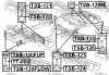 TSB-123 FEBEST Сайлентблок