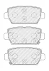 Превью - FDB5406 FERODO Комплект тормозных колодок, дисковый тормоз (фото 2)