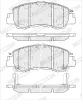 FDB5386 FERODO Комплект тормозных колодок, дисковый тормоз