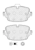 Превью - FDB5387 FERODO Комплект тормозных колодок, дисковый тормоз (фото 2)