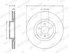 Превью - DDF3080C FERODO Тормозной диск (фото 2)