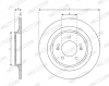 Превью - DDF3099C FERODO Тормозной диск (фото 2)