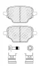 Превью - FDB5378 FERODO Комплект тормозных колодок, дисковый тормоз (фото 2)